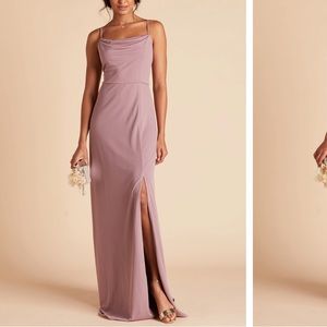 Birdy Grey | Ash Dress in Crepe Dark Mauve